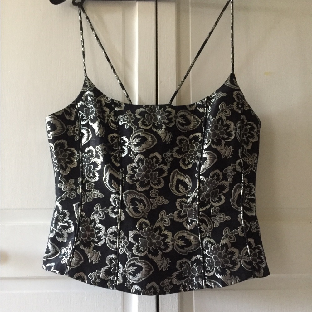 W by Worth string shoulder wool blend top, size 4